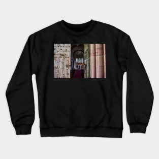 St. Pietro Parish Church, Dorf Tirol Crewneck Sweatshirt